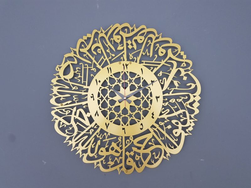 فایل وکتور ساعت طرح قل هو الله احد