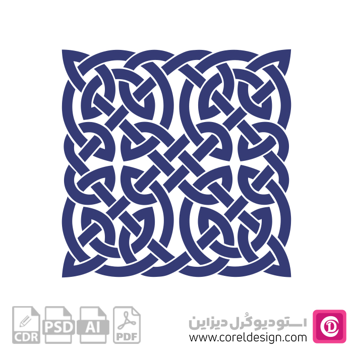 وکتور تزئینی هندسی سلتیک S5